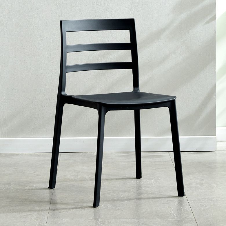 Scandinavian Plastic Side Chair Stackable Kitchen Dining Room Chair