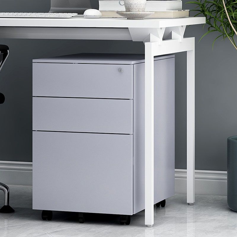 Contemporary File Cabinet Metal Vertical Filing Cabinet for Home Office