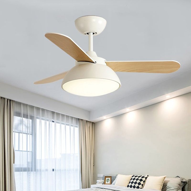 Modern Style Ceiling Fan Lighting Metal 1 Light Ceiling Fan Lighting for Children's Room