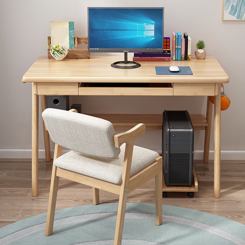 30" H Rectangular Computer Desk Modern Office Desk in Matte Finish