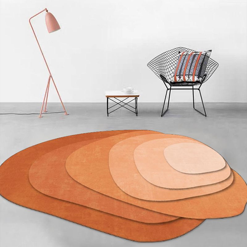 Alfombra simple y simple alfombra de color sólido mezclada alfombra sin deslizamiento para sala de estar para sala de estar