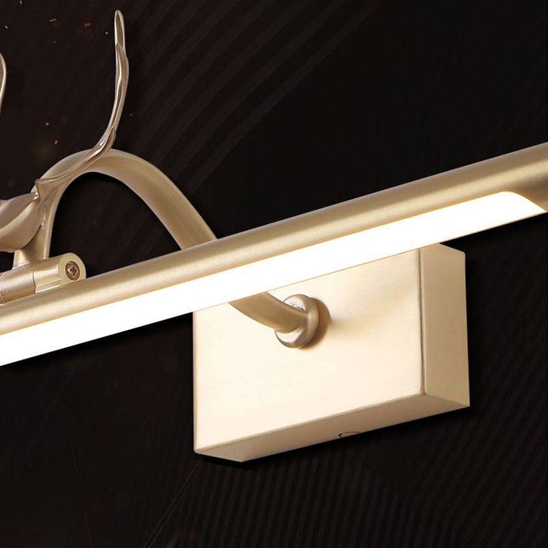 Antlers LED Vanity Light Modern Style Mirror Front Light with Acrylic Shade for Bathroom