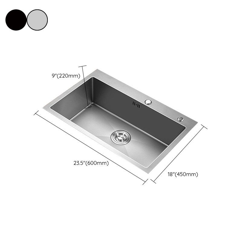 Modern Bar Sink Stainless Steel with Faucet and Soap Dispenser Kitchen Sink