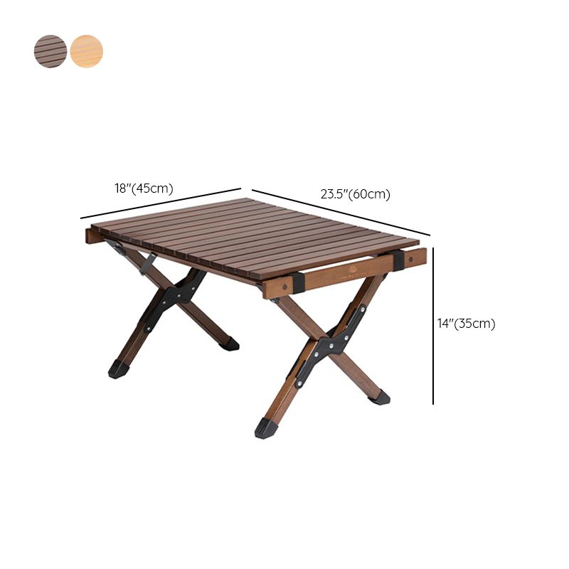 Outdoor Removable Camping Table Modern Beech Wood Folding Table