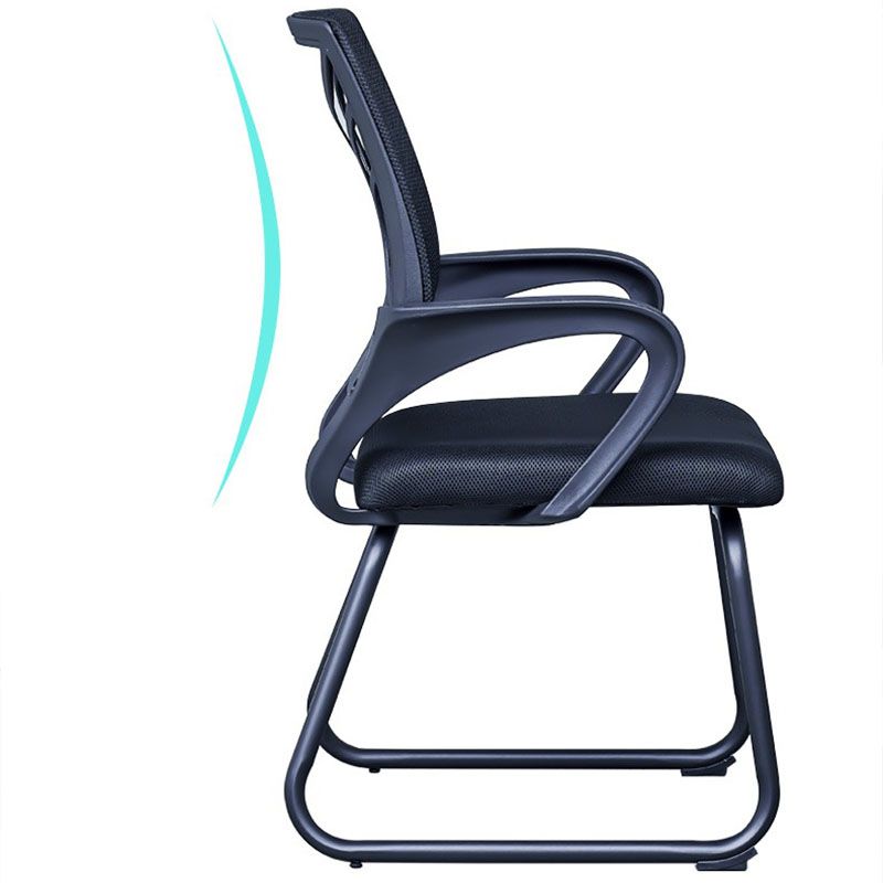 Ergonomic Mesh Mid-Back Desk Chair Stainless Steel No Distressing Office Chair