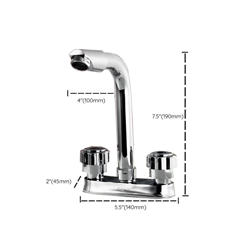 Modern Style Vessel Faucet Copper Knob Handle Low Arc Vessel Faucet