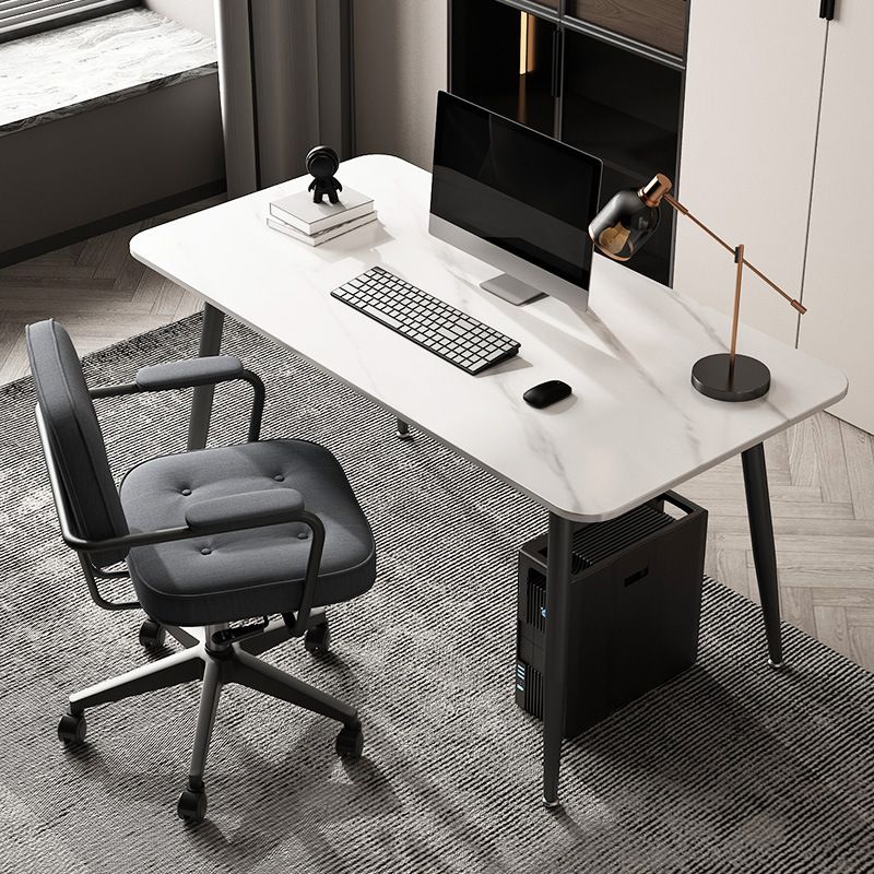 Rectangular Shaped Office Desk White/Black/Grey Writing Desk for Office