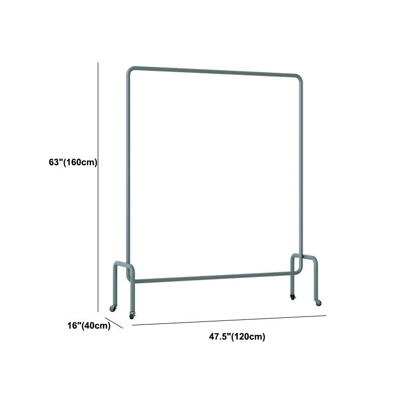 Modern Mental Hall Tree Steel Hall Tree with Castor Coat Hanger