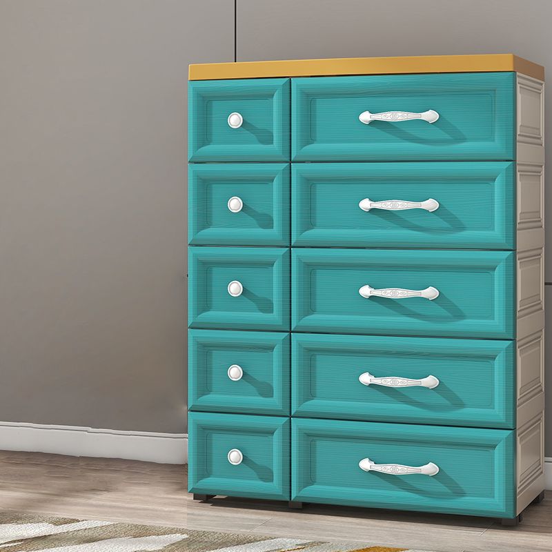 39-inch Height Modern Kids Nightstand Chest Plastic Nursery Dresser