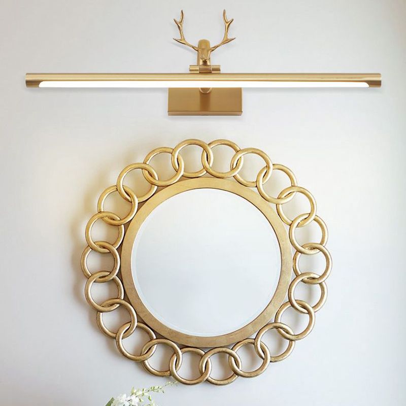 Antlers LED Vanity Light Modern Style Mirror Front Light with Acrylic Shade for Bathroom