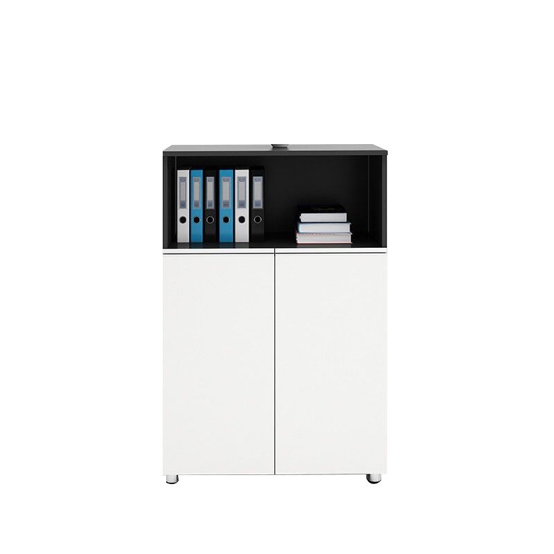 Wood Filing Cabinet Modern Vertical Storage Shelves Filing Cabinet