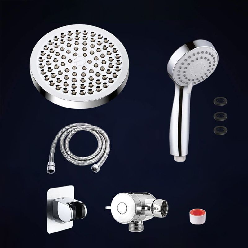 Contemporary Style Shower Head Metal Bathroom Shower Head with Hose