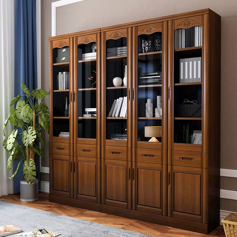 Traditional File Cabinet Wooden Vertical File Cabinet with Shelves