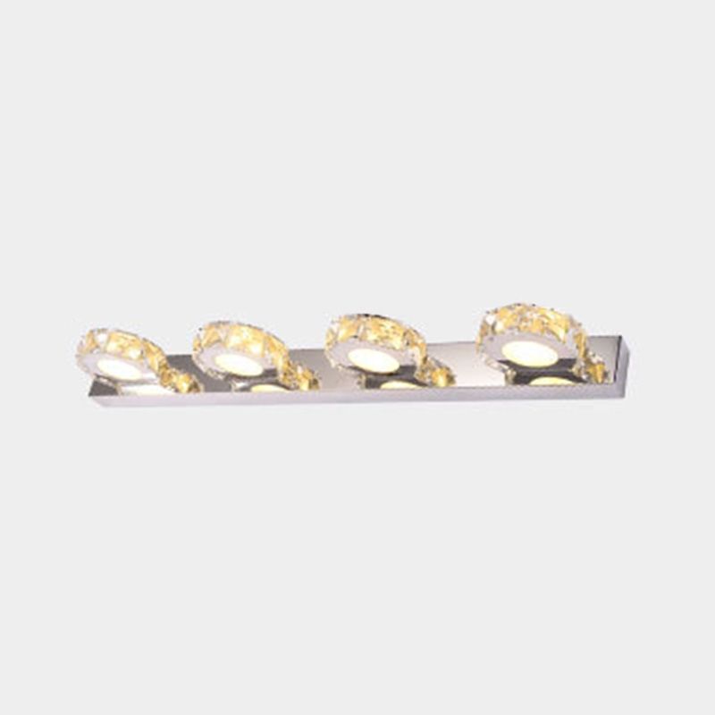 LED Crystal Wall Mounted Vanity Lights Modern Vanity Lighting Fixtures for Bathroom