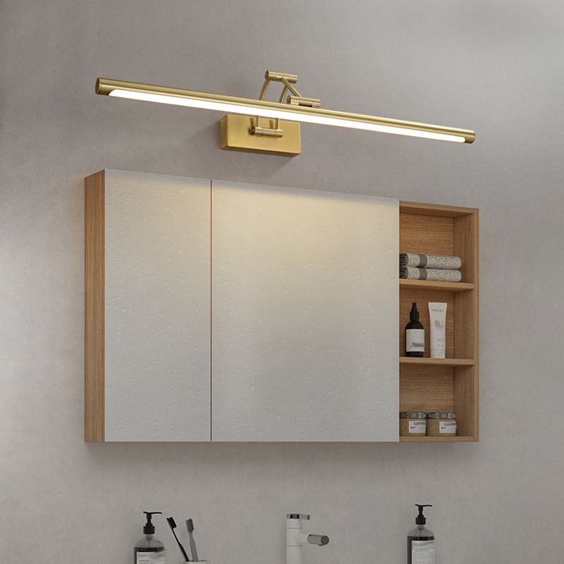 1-Light Linear Vanity Sconce Modern Style Metal Sconce Lights