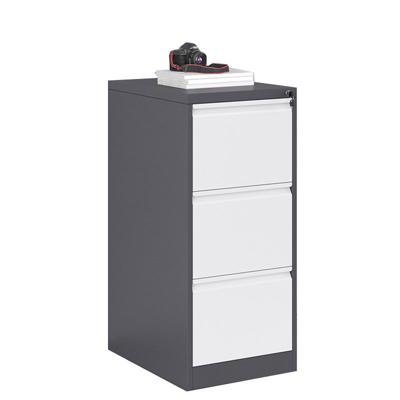 Modern File Cabinet Pure Color Metal Filing Cabinet for Home Office