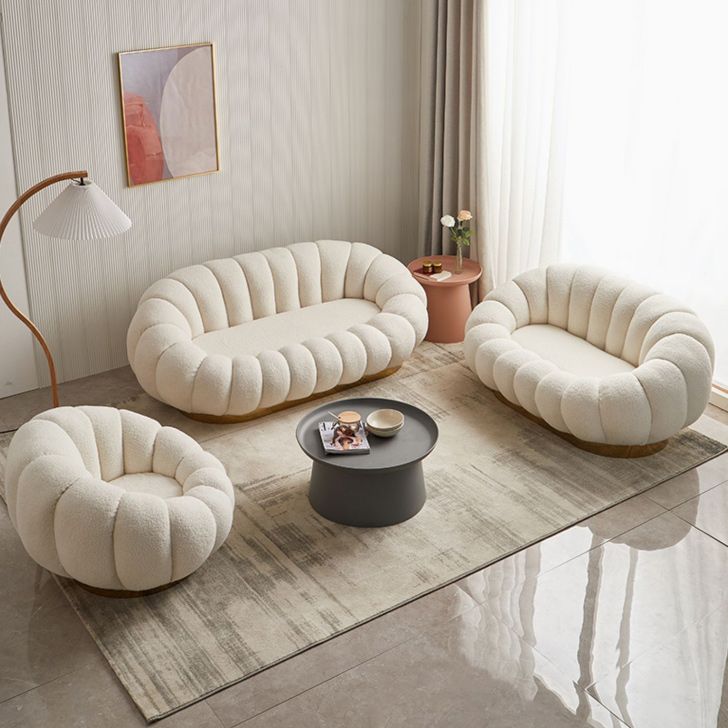 Contemporary Papasan Chair with Sewn Pillow Back and Solid Wood Frame