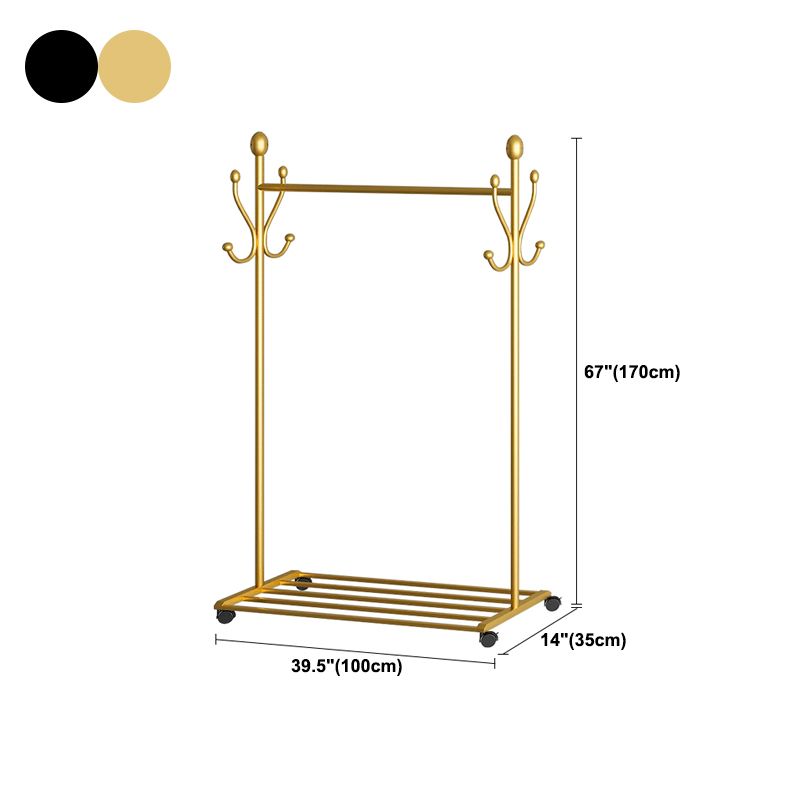 Industrial Hall Stand Metal Shelving Included Free Standing Coat Rack