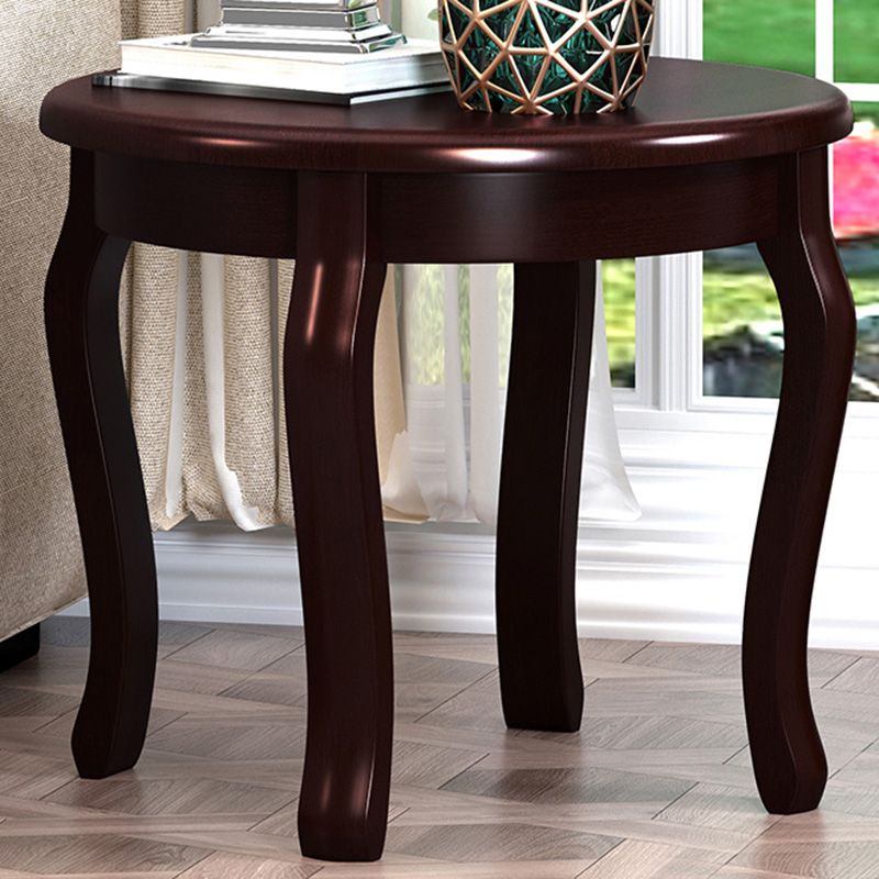 Round 4 Legs End Table Traditional Side End Table for Living Room