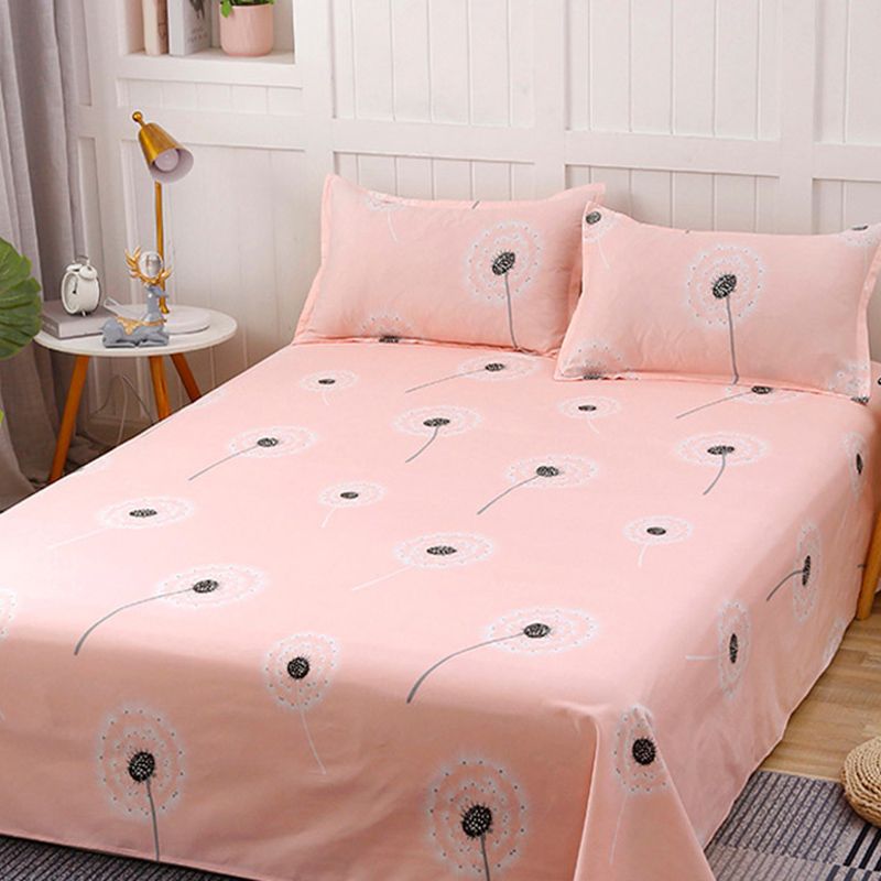 Twill Printed Bed Sheet Fade Resistant Breathable Polyester Sheet