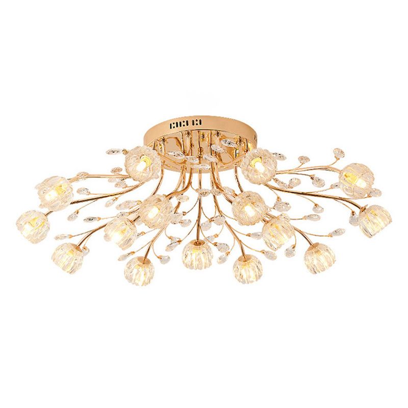 Modern Spherical Ceiling Flush Mount Lights Glass Ceiling Light