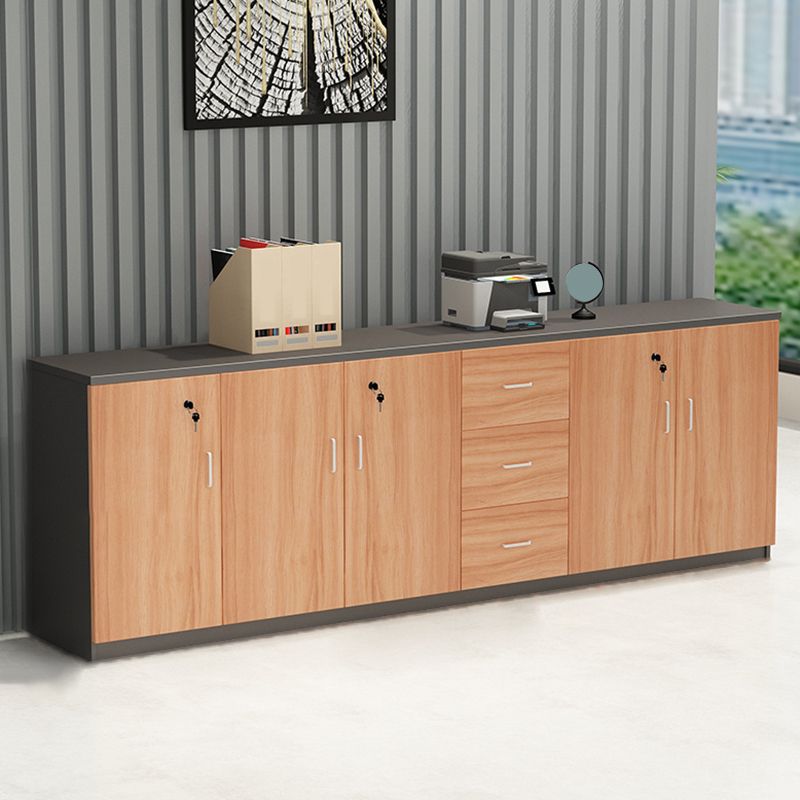 Modern Cabinet Wood Locking Drawers and Storage Lateral File Cabinet