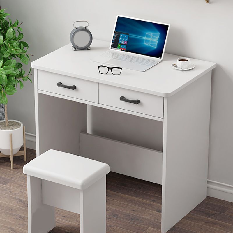 Contemporary Wooden Student Table with 1/2Drawers Writing Desk