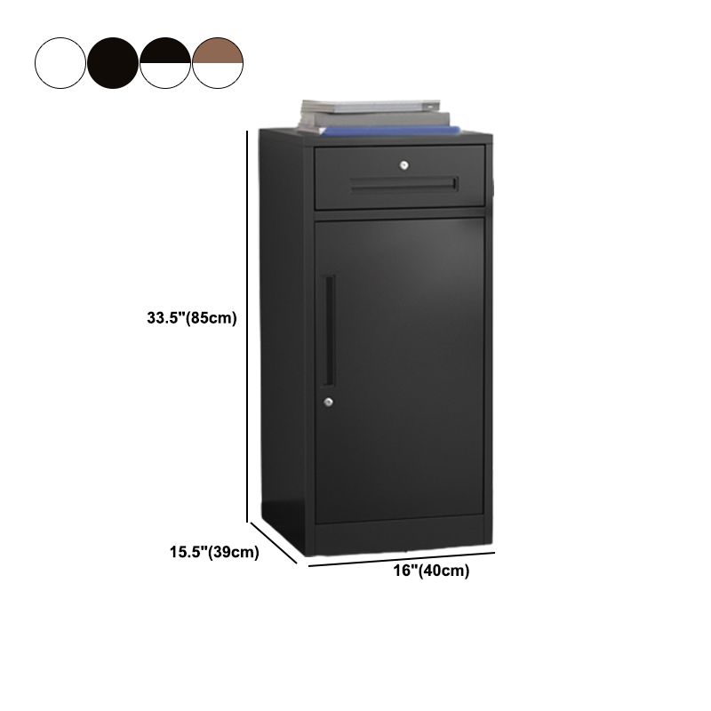 Steel Filing Cabinet Vertical File Cabinet with Lock and Storage