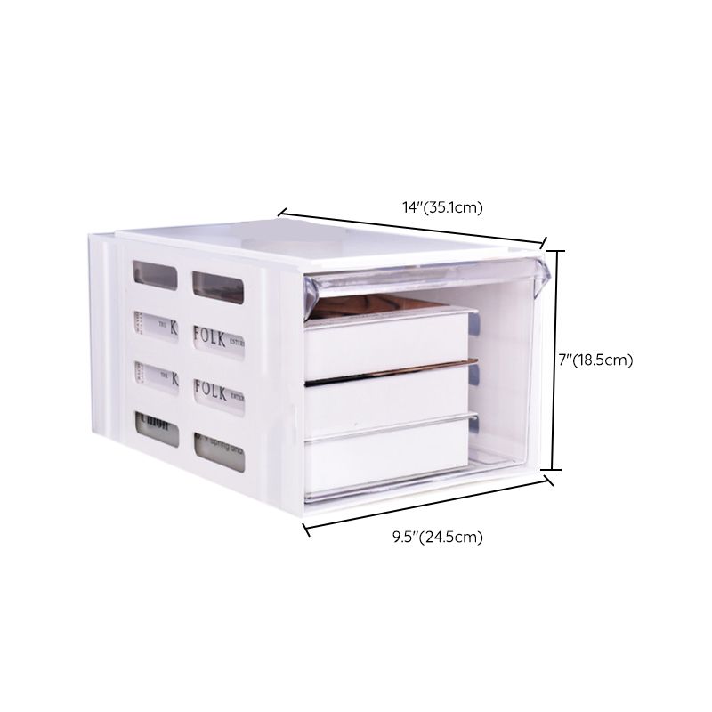 Contemporary Acrylic Cabinet Drawers Filing Cabinet for Office