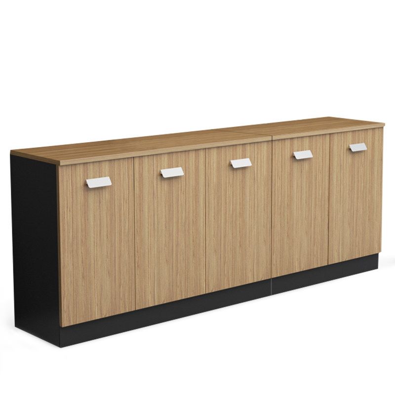 Nordic Style File Cabinets Solid Wood Solid Color Horizontal File Cabinet Office