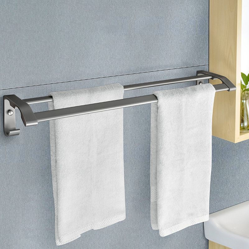 Contemporary Metal 5 - Piece Bathroom Accessory Set with Bath Shelf