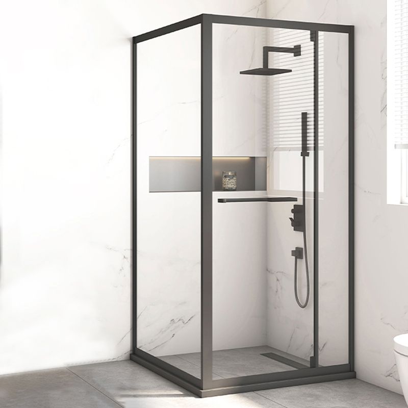 Tempered Single Sliding Shower Door Framed Transparent Shower Doors