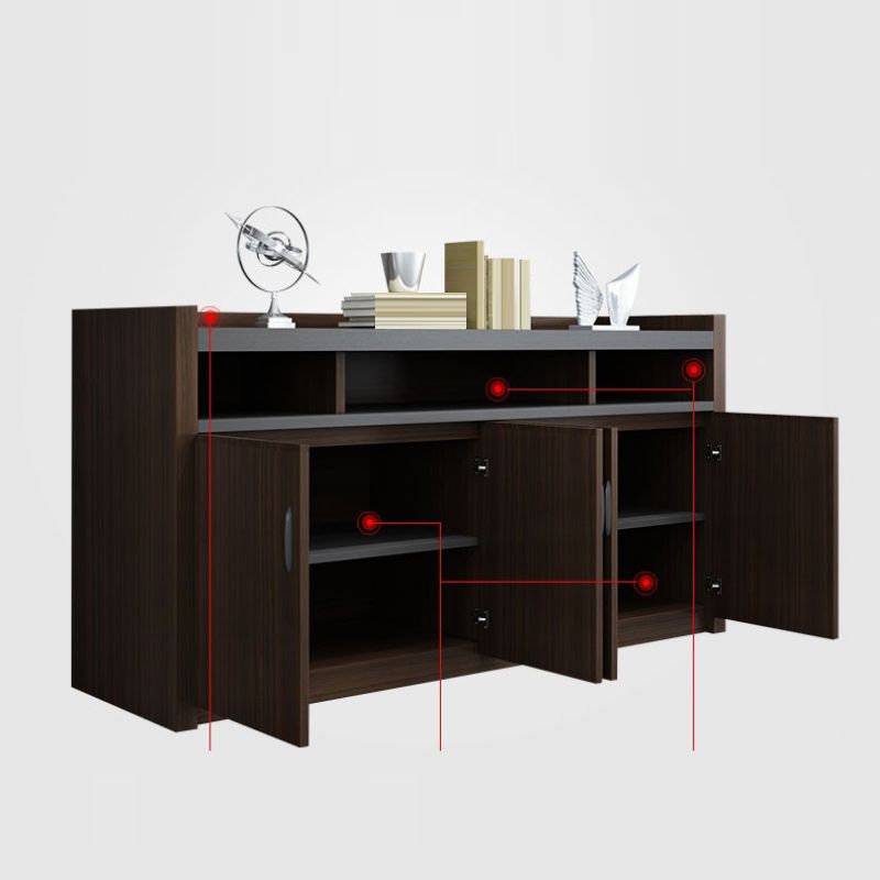 Modern Style File Cabinet Wooden Frame Storage Filing Cabinet for Office