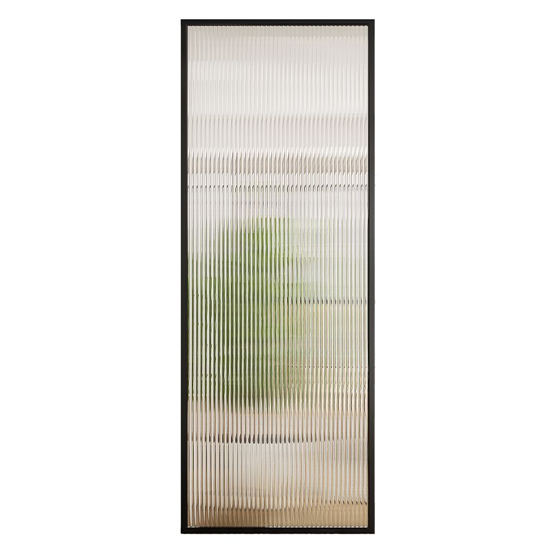 Simple Bathroom Tempered Glass Bath Screen, Full Frame Fixed Partition Screen