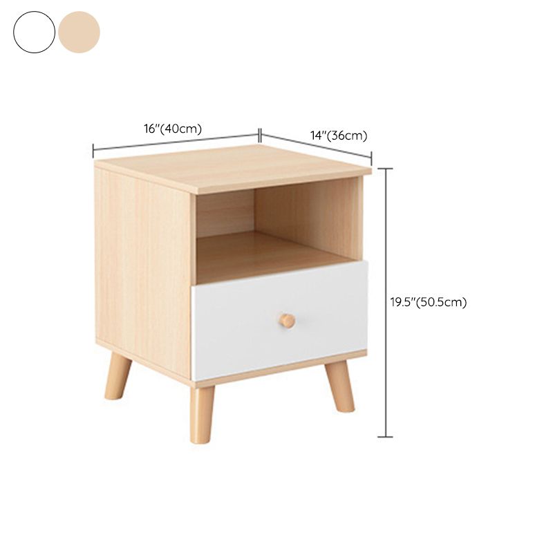 Modernism Bed Nightstand Storage Drawer Night Table for Home