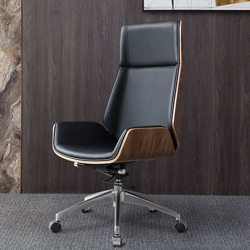 Contemporary Slide Swivel Chair Executive High Back Managers Chair