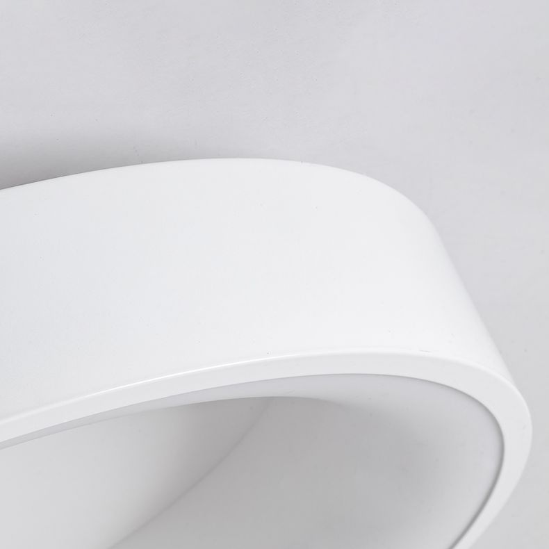 Plafonnier LED moderne et Simple, luminaire de plafond rond à montage encastré pour chambre à coucher