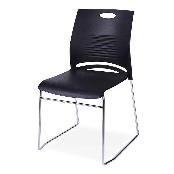 Modern Conference Chair with Mid Back Ergonomic Office Chair with Metal Frame