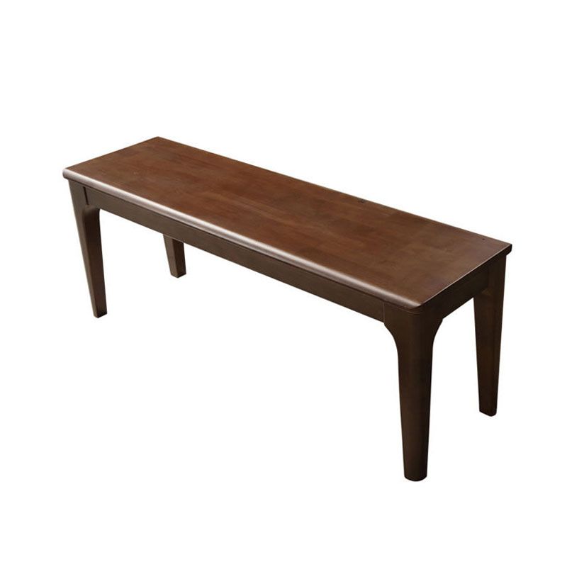 Contemporary Home Bench Solid Wood 17.7" Height Seating Bench with Legs