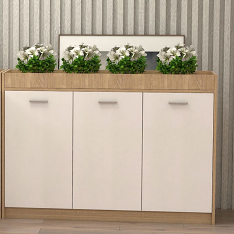 Nordic Storage File Cabinet Wooden Frame Vertical Filing Cabinet for Office
