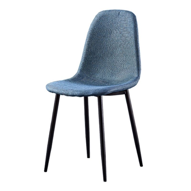 Glam Style Metal Side Chair Matte Finish Dining Chair for Dinning Room