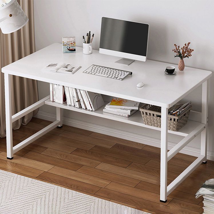 Industrial Style Home Office Desk Wooden Rectangular Writing Desk