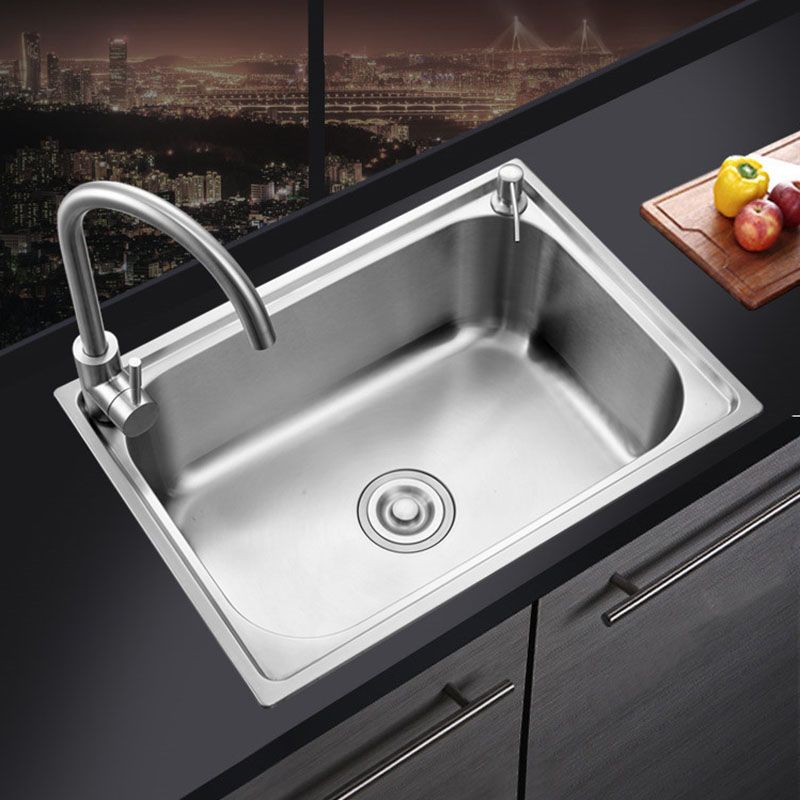 Modern Style Kitchen Sink Soundproof Design Stainless Steel Kitchen Sink with Faucet