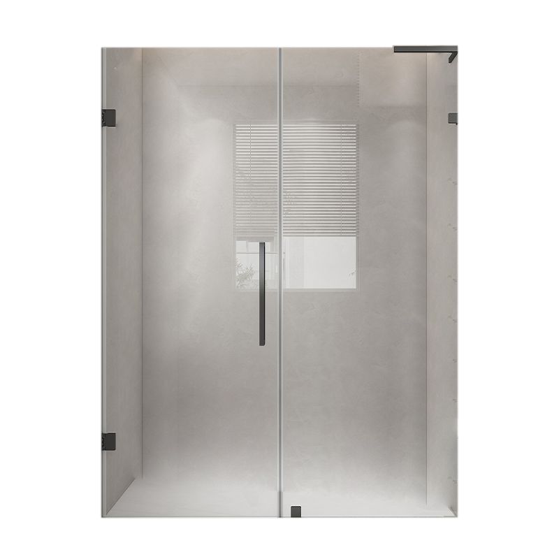 Extremely Narrow Frameless One-line Tempered Glass Shower Door