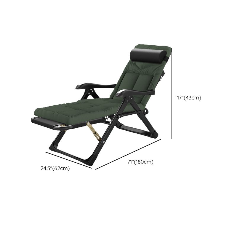 Adjustable Single Ergonimic Recliner with Metal Legs and Removable Cushions