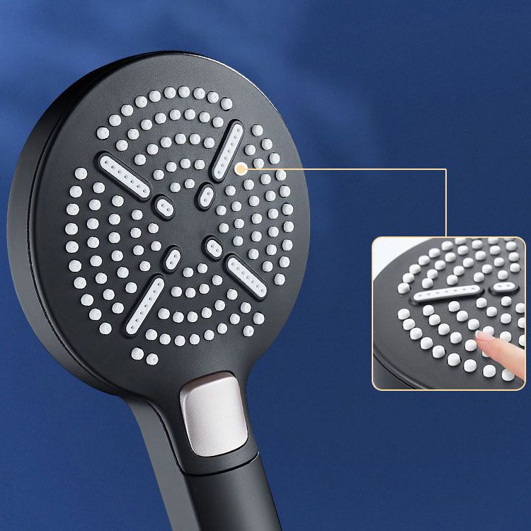 Contemporary Handheld Shower Self-Cleaning Wall-Mount Showerhead