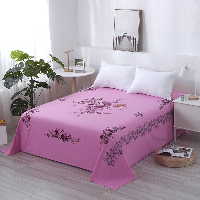 Sheets Cotton Floral Printed Breathable Wrinkle Resistant Ultra Soft Bed Sheet Set