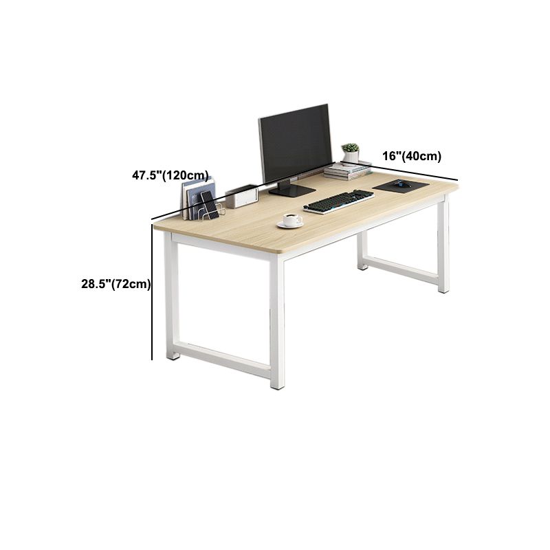 Contemporary Style Office Desk Rectangular Writing Desk for Home and Office