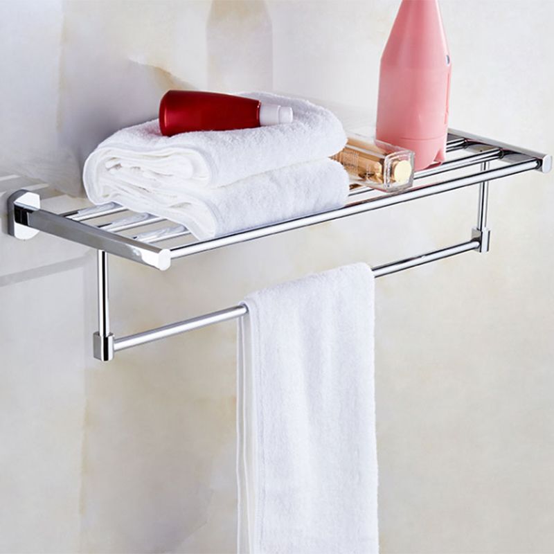 Modern Bath Hardware Set Stainless Steel Paper Holder Towel Bar Bathroom Accessory Kit