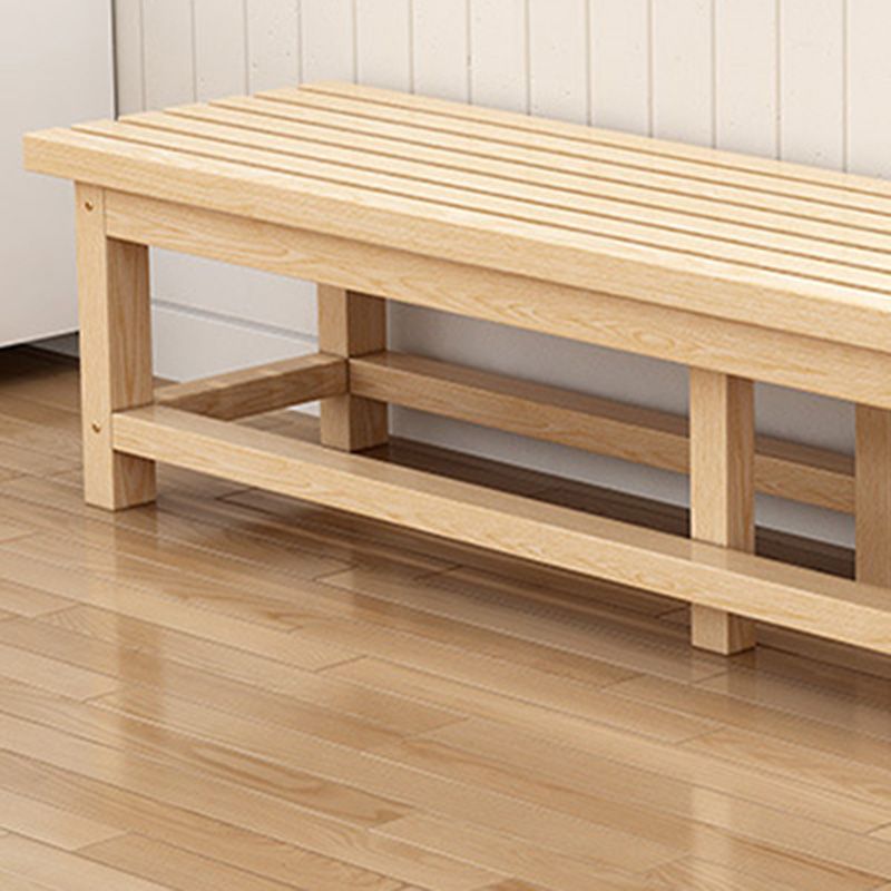 15.7" Wide Modern Entryway and Bedroom Bench Wood Bench with Legs